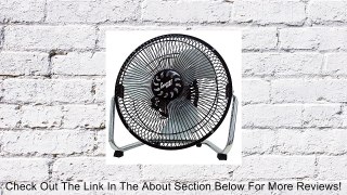 Comfort Zone CZHV9B 9-Inch 3 Speed High Velocity Cradle Fan Review
