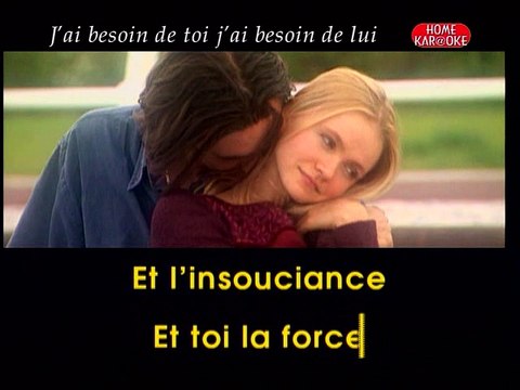 KARAOKE NICOLE CROISILLE - J'ai besoin de toi, j'ai besoin de lui