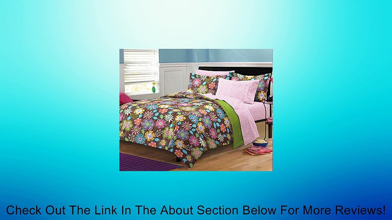 My Room Boho Garden Ultra Soft Microfiber Girls Bedding Comforter Set, Multi-Colored, Twin Review