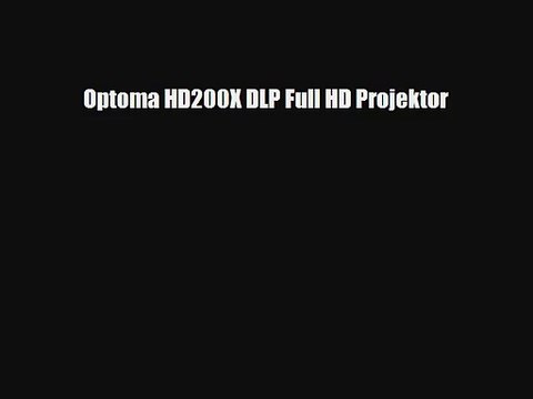 Optoma HD200X DLP Full HD Projektor