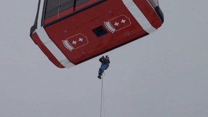 évacuation Téléphérique exercice