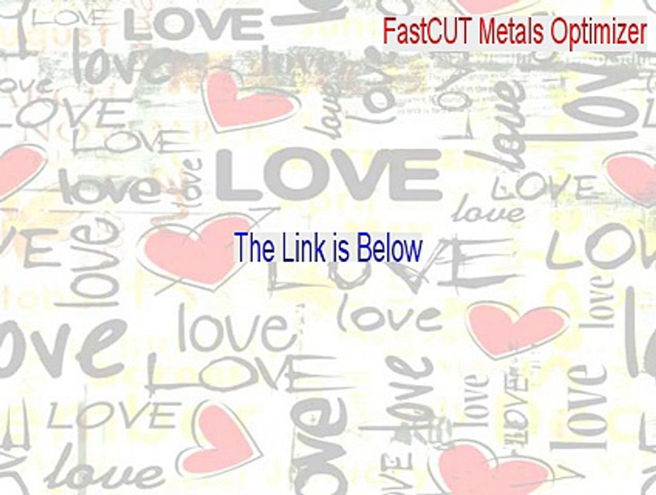 FastCUT Metals Optimizer Serial [FastCUT Metals Optimizerfastcut metals optimizer crack 2015]