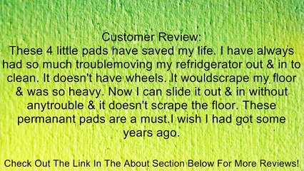 EZ Moves Permanent Furniture Slides - 3"x3" (Set of 4) Dark Brown Review