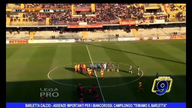 BARLETTA CALCIO | Assenze importanti per i biancorossi
