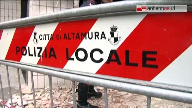 TG 06.03.15 Bomba sala giochi Altamura, si indaga nel giro delle slot e del racket estorsioni