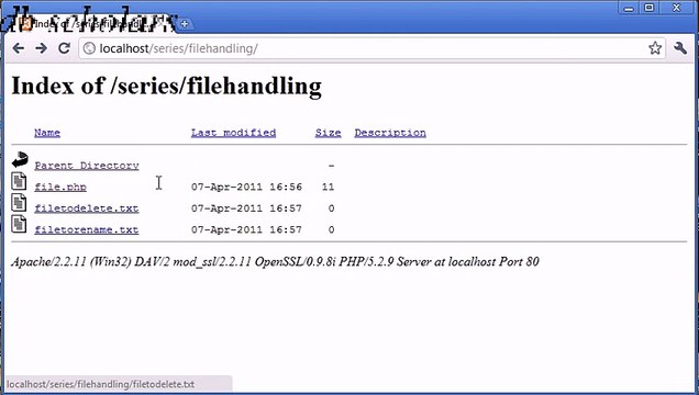 PHP Lecture (86) File Handling Deleting and Renaming Files Part 2_x264