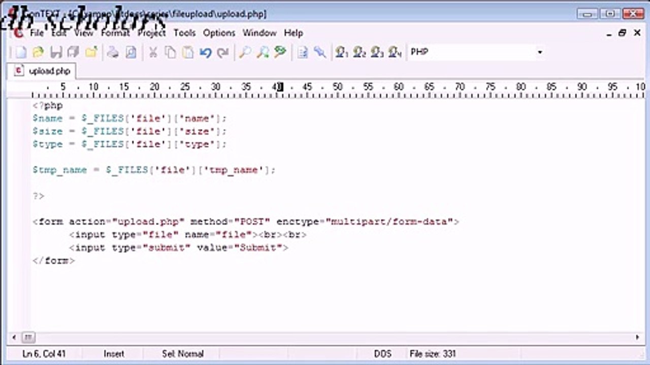 PHP Lecture (88) Uploading Files The Basics Part 2_x264