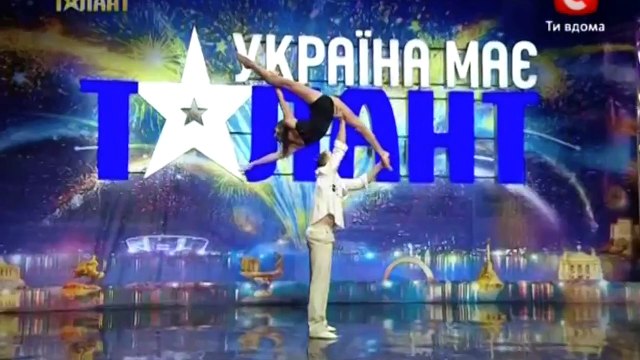 Duo Flame - Ukraine Got Talent 5 - acrobatic duo
