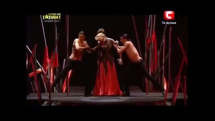 Ukraine's got talent strip dance roxanne