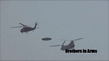 Military Helicopters Escort UFO