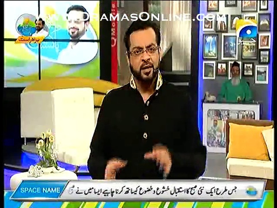 Dr Aamir Liaquat Telling A Wonderful Story k Kis Tarah Insan Apne Waliden or Allah Ka Shukr Ada Kare