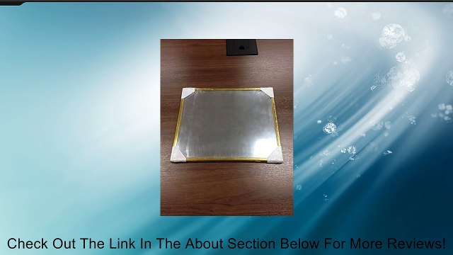 Decorative Wall Mirror - Large Framed Wall Mounted Beveled Mirror, Gold Finish , 10 X 12 Inches. This Contemporary and Modern Hanging Mirror for Wall and Door Is a Great Addition for Bathroom, Bedroom, Vanity Desks, Living Room and Makeup Tables.show Ro