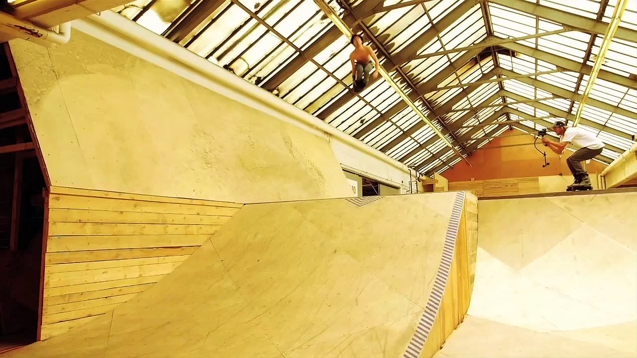 Julien Cudot - BackYard Skatepark - Blading Aggressive Inline Skating Rollerblading - USD Injuries