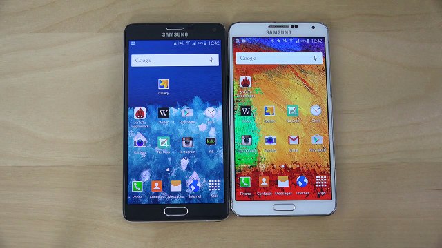 Official Android 5.0 Lollipop Samsung Galaxy Note 4 vs. Samsung Galaxy Note 3 AnTuTu Speed Test