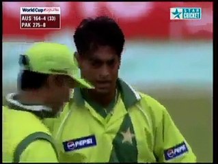 Shoaib Akhtar Vs Steve Waugh.