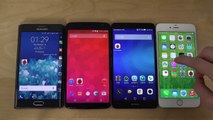 Samsung Galaxy Note Edge vs. Nexus 6 vs. Ascend Mate 7 vs. iPhone 6 Plus - AnTuTu Speed Test