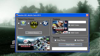 Madden NFL Mobile Cash Coins Unlimited Hack 2015 iPad Andorid iOS No survey