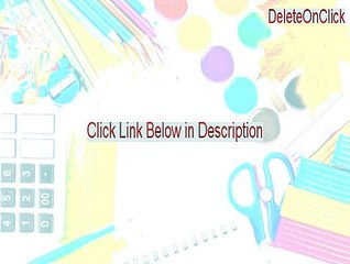 DeleteOnClick Cracked - deleteonclick freeware 2015