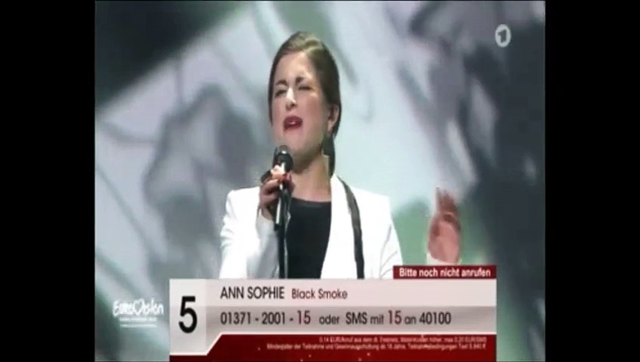 ESC 2015-Deutschland-Ann Sophie-Black Smoke-Siegertitel