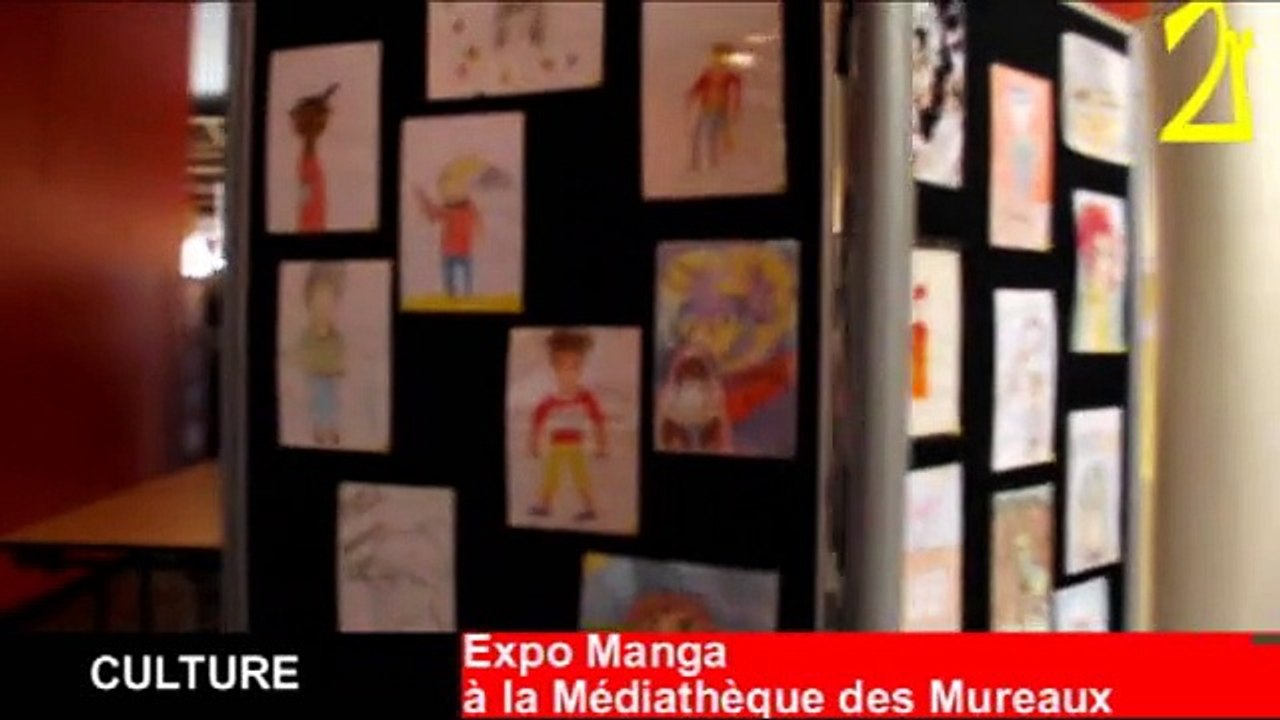 Exposition Manga à la Médiathèque