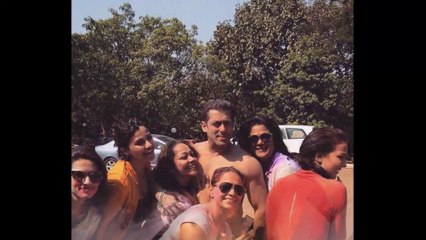 Salman Khan celebrates Holi with Family
