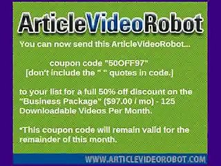 How To Start A Business With Only Article Video Robot System