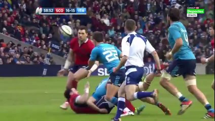 L’arrêt buffet de Simone Favaro sur Alex Dunbar