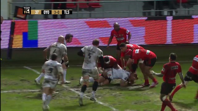 TOP14 - Oyonnax-Toulouse: 9-3 - J19 - Saison 2014/2015