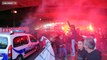 Le soutien des supporters niçois avant le départ pour Bastia‬ - HD