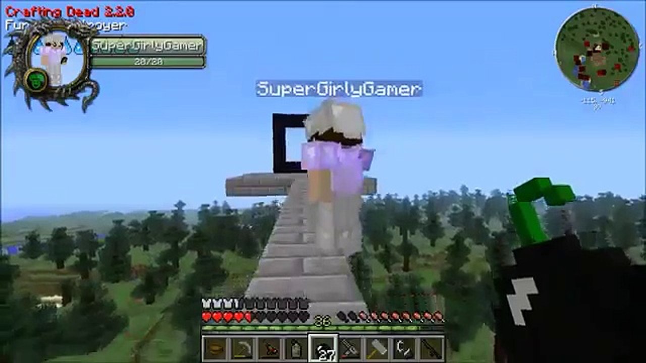 Pat and Jen Minecraft- MIND CONTROL PORTAL MISSION - The Crafting Dead [11]‬ -popularmmos