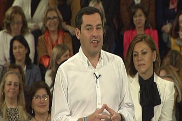 Moreno afirma que "el PSOE-A va para atrás"