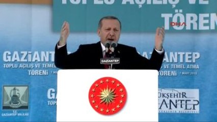 Gaziantep2cumhurbaşkanı Erdoğan Toplu Açılış Töreninde Konuştu