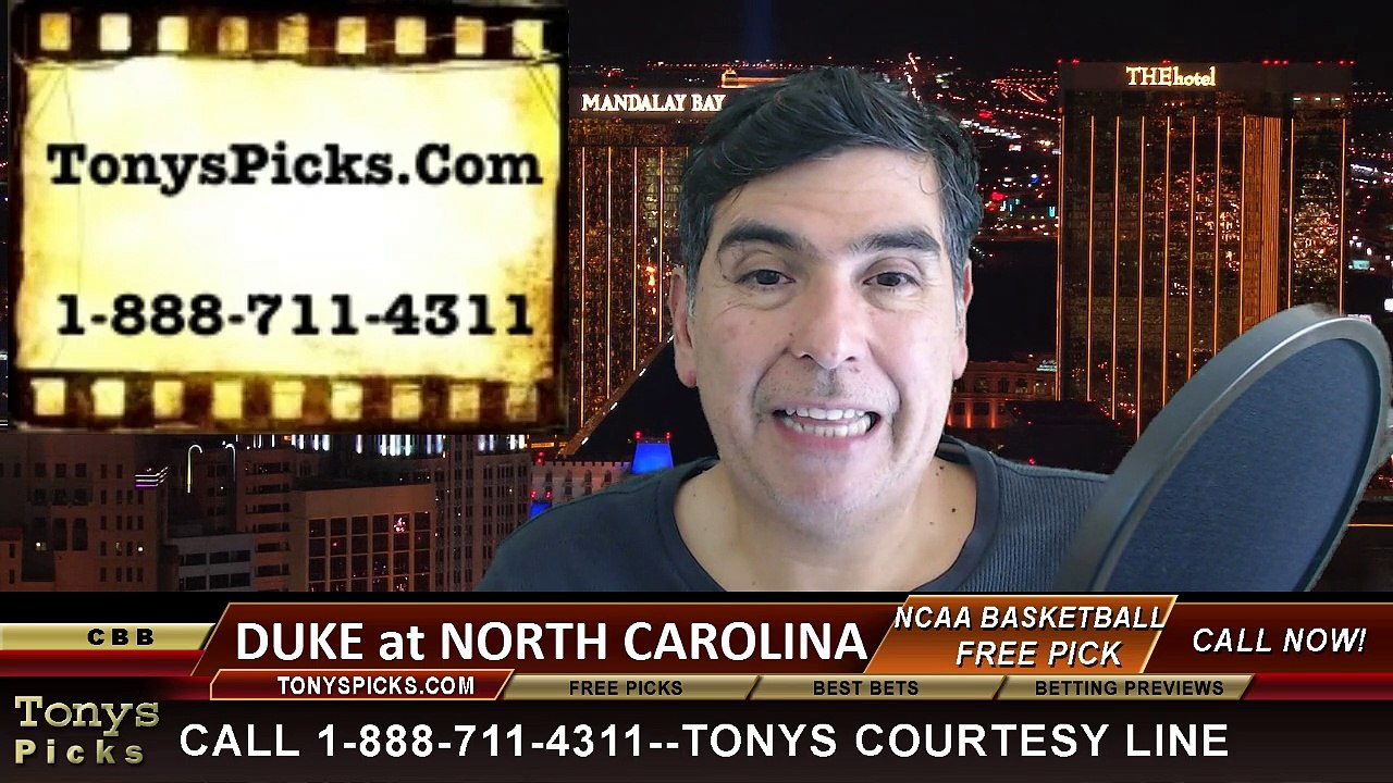 North Carolina Tar Heels vs. Duke Blue Devils Free Pick Prediction NCAA College Basketball Odds Preview 3-7-2015