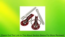 Red Anodized Aluminum Secure Racing Hood Lock Ring Pins Kit Honda Review