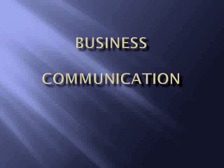 business communication urdu lectures . 1 (pt: 1 ) process of communiation