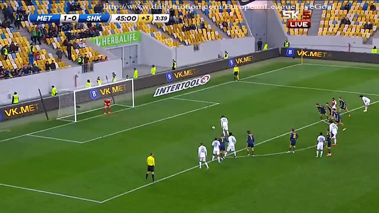 Darijo Srna 1:1 Penalty Kick | Metalist Kharkiv - Shakhtar Donetsk 07.03.2015 HD
