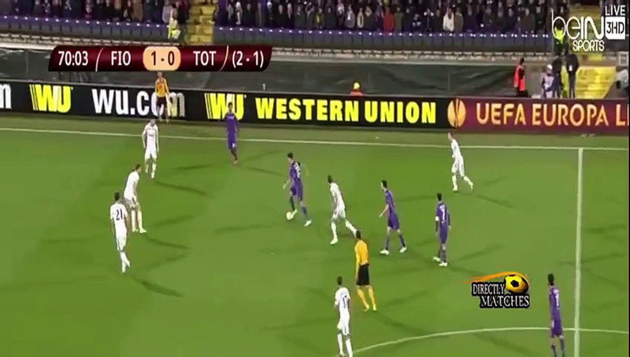 اهداف مباراة فيورنتينا وتوتنهام 2-0 [هدف محمد صلاح في توتنهام]   HD