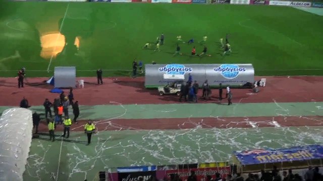 Η ένταση μετά το τέλος του αγώνα