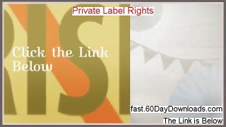Get Private Label Rights free of risk (for 60 days)