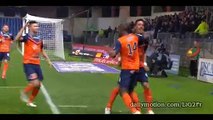 Goal Barrios - Montpellier 1-0 Lyon - 08-03-2015