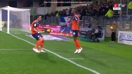 Lucas Barrios 1:0 | Montpellier - Lyon 08.03.2015 HD