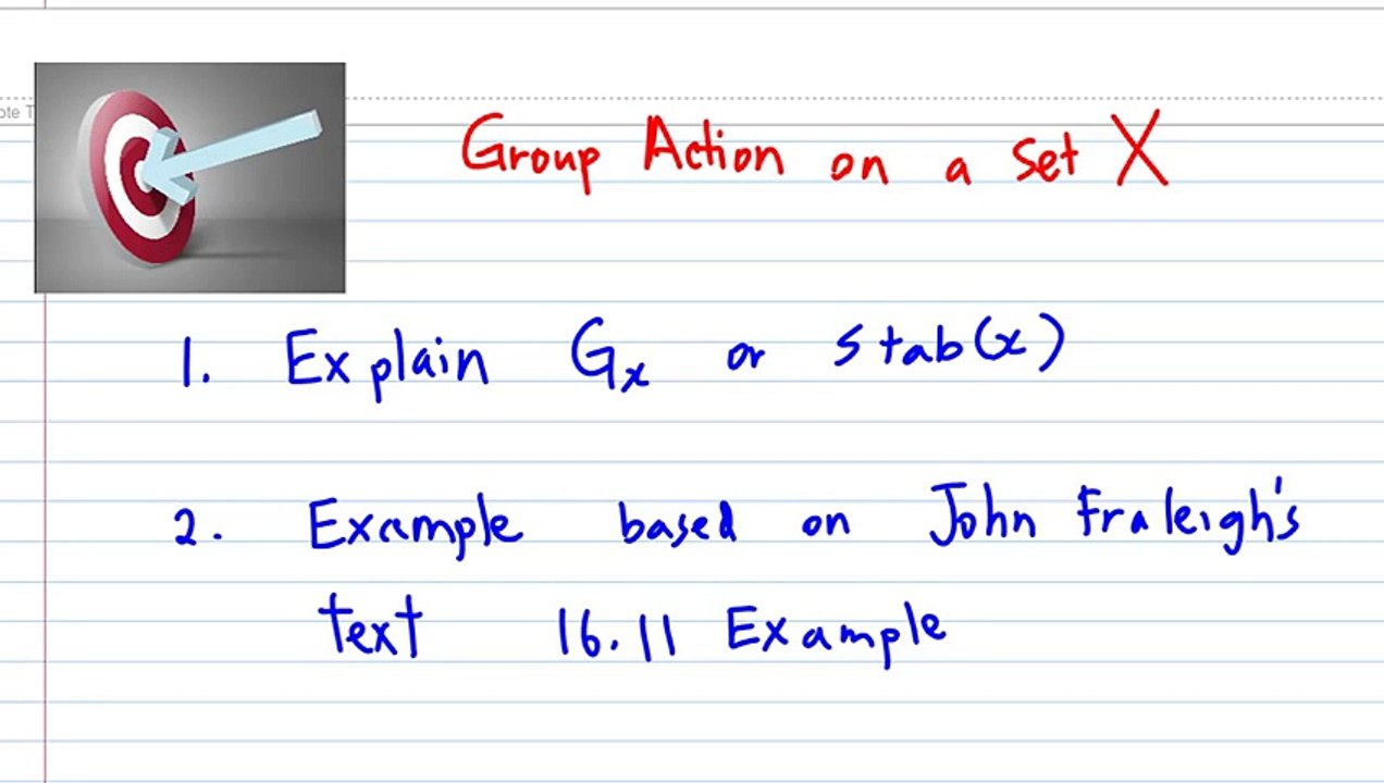 Stablizer of Group Action on a set.