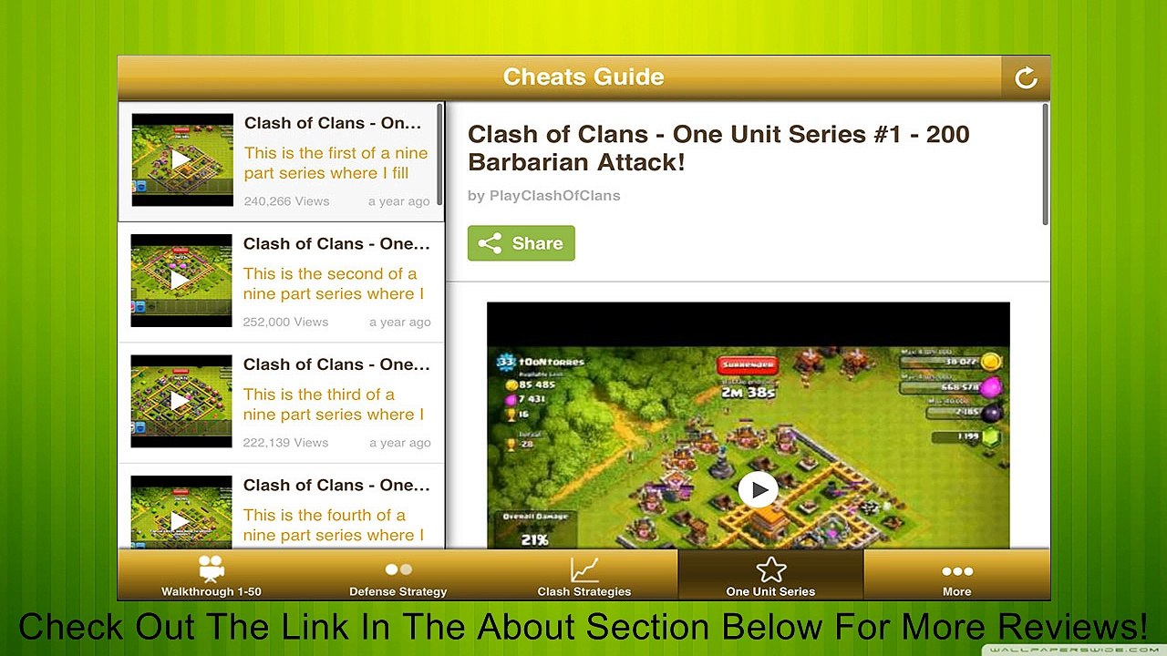Cheats For Clash Of Clans Game Guide Pro: Cheats, Strategy, Tips, Tricks & Walkthrough! Review