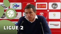 Conférence de presse Nîmes Olympique - GFC Ajaccio (2-0) : José  PASQUALETTI (NIMES) - Thierry LAUREY (GFCA) - 2014/2015