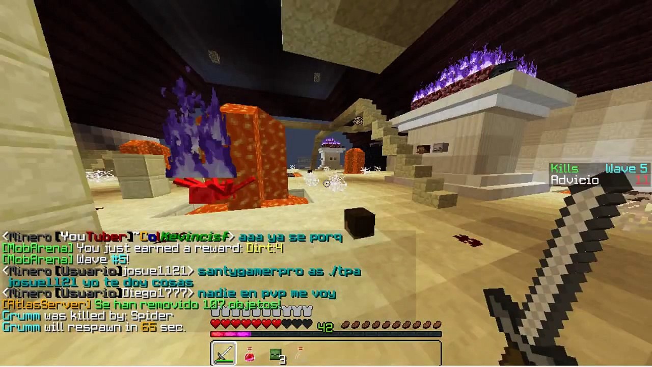 Minecraft server - No Premium - 1.7.2 - 1.7.10 - Minijuegos, skywars, parkour, mob arena y más!