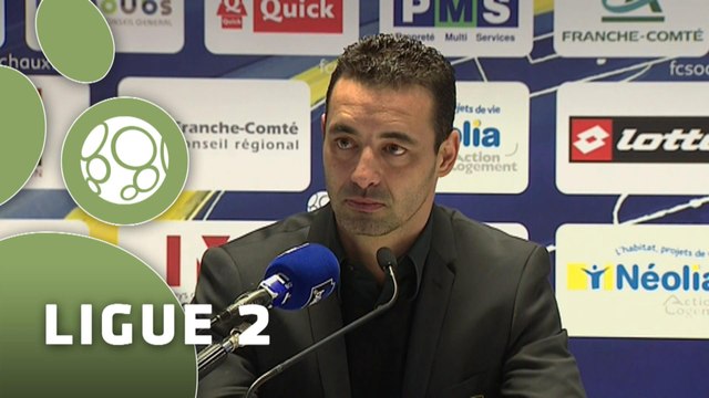 Conférence de presse FC Sochaux-Montbéliard - Tours FC (2-1) : Olivier ECHOUAFNI (FCSM) - Gilbert ZOONEKYND (TOURS) - 2014/2015