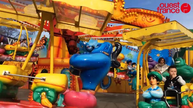 Inauguration tumultueuse de la fête foraine au Mans