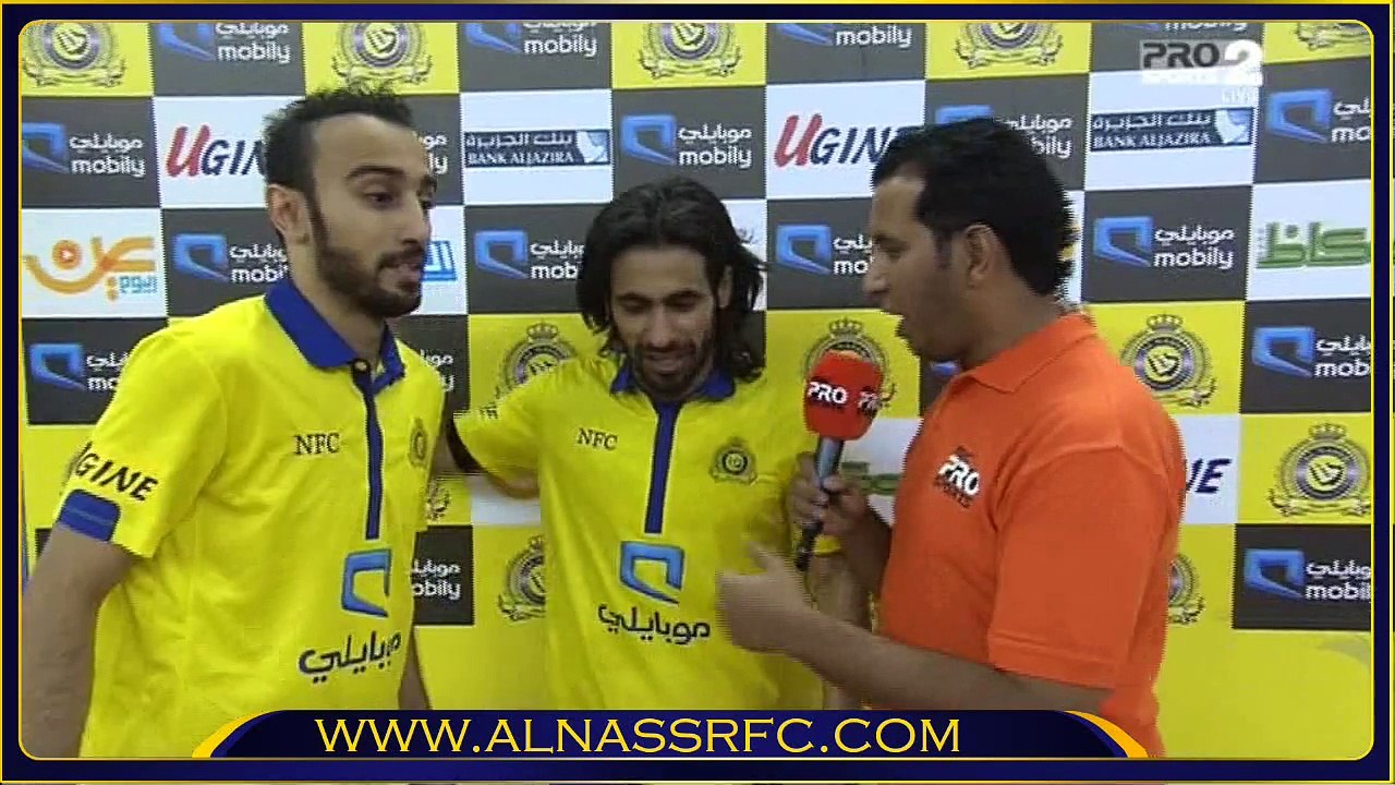 تصريح الكابتن حسين عبدالغني ومحمد السهلاوي بعد مباراة  النصر والشعلة
