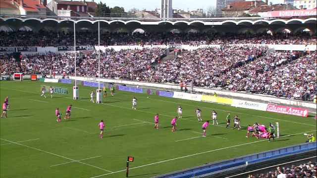 TOP14 - Bordeaux-Stade Français: Essai Raphaël Lakafia (PAR) - J19 - Saison 2014/2015