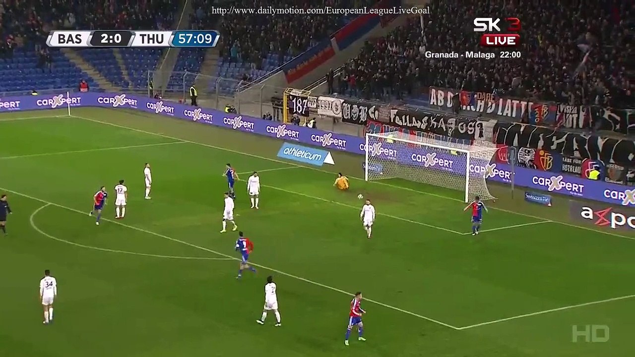 Shkelzen Gashi 3:0 | Basel - Thun 07.03.2015 HD